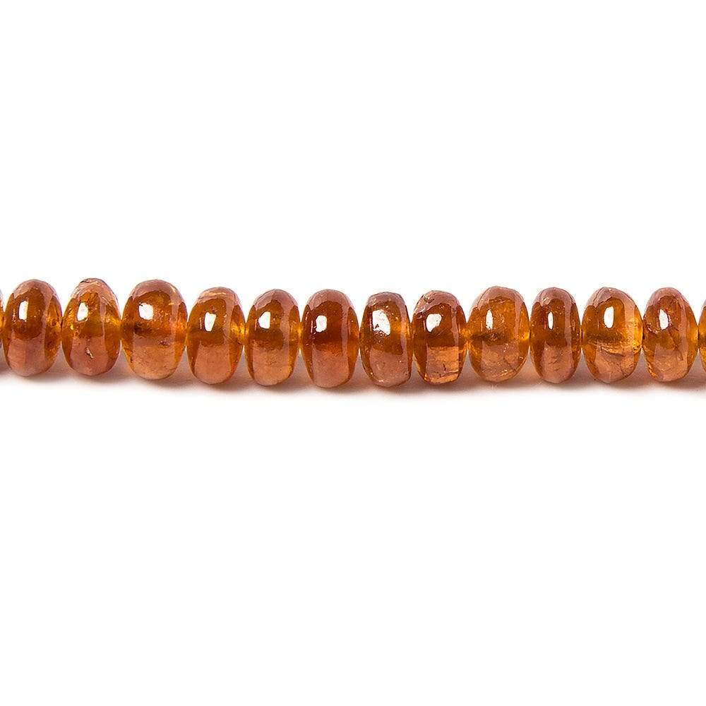 4-5mm Mandarin Garnet Plain Rondelle Beads 16 inch 150 pieces (ONLINE ORDER ONLY)