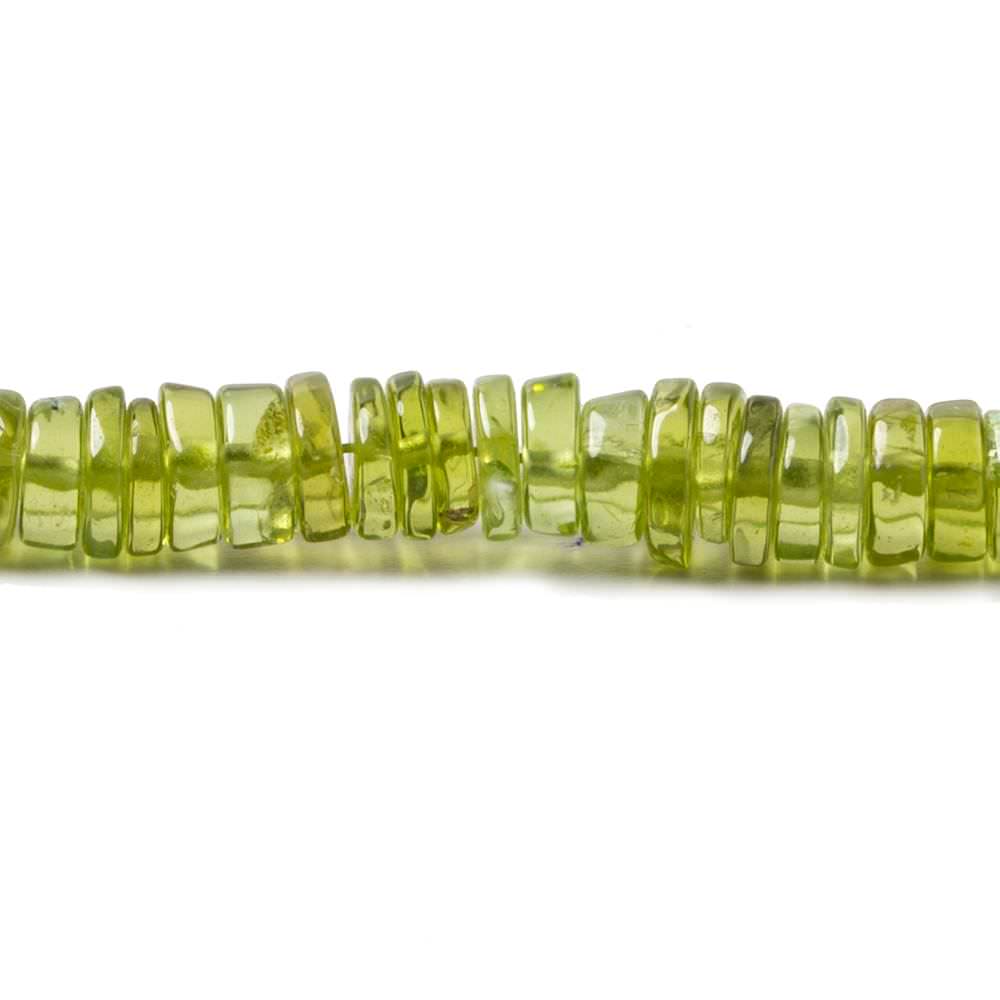 4-5mm Peridot Plain Rondelles 16 inch 267 pieces (ONLINE ORDER ONLY)