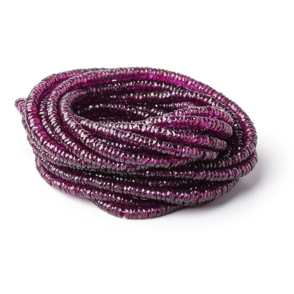 4-5mm Purple Garnet Faceted Heishi Beads 16 inch 240 pieces AAA (ONLINE ORDER ONLY)