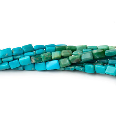4-5mm Sleeping Beauty Turquoise Plain Rectangles 15.5 inch 70 Beads (ONLINE ORDER ONLY)
