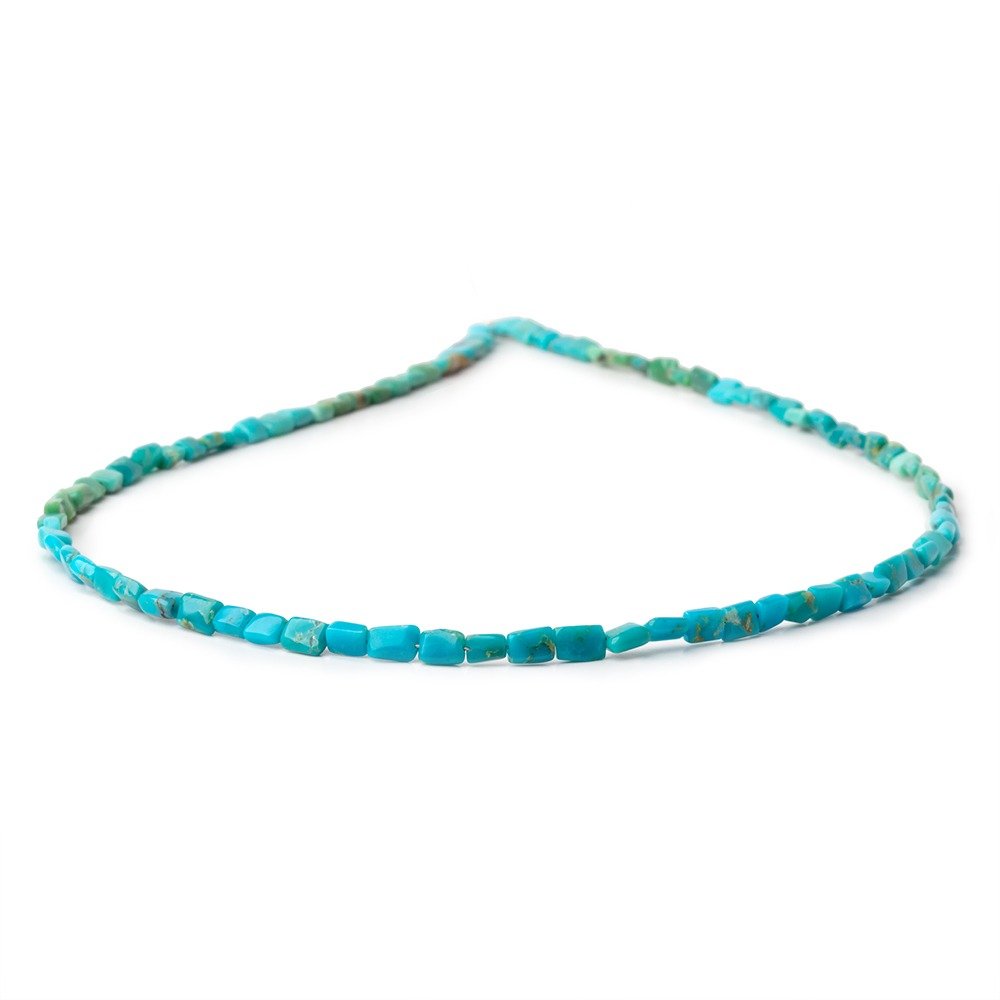 4-5mm Sleeping Beauty Turquoise Plain Rectangles 15.5 inch 70 Beads (ONLINE ORDER ONLY)