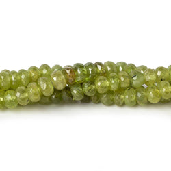 4-6mm Sphene faceted rondelles 16 inch 140 beads AA (ONLINE ORDER ONLY)