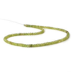 4-6mm Sphene faceted rondelles 16 inch 140 beads AA (ONLINE ORDER ONLY)