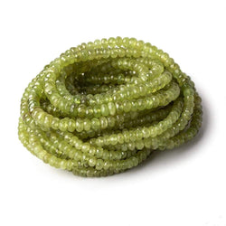 4-6mm Sphene faceted rondelles 16 inch 140 beads AA (ONLINE ORDER ONLY)