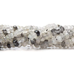 4-5mm Tourmalinated Quartz Faceted Rondelle 14.5 inch 160 pcs (ONLINE ORDER ONLY)