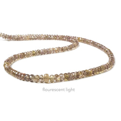 4-6mm Color Change Garnet faceted rondelle beads 18 inch 179 pieces (ONLINE ORDER ONLY)