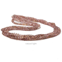4-6mm Color Change Garnet faceted rondelle beads 18 inch 179 pieces (ONLINE ORDER ONLY)