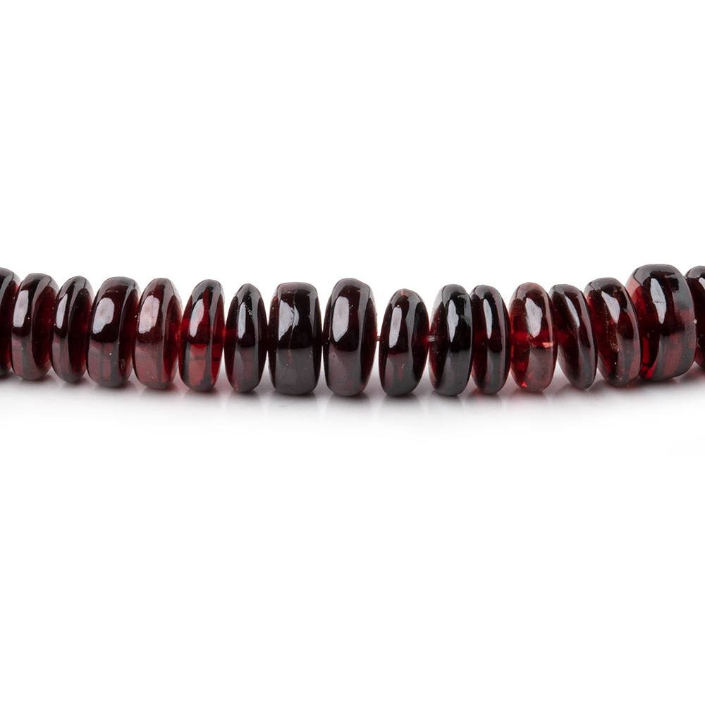 4-6mm Garnet Plain Heishi Beads 16 inch 196 pieces AAA (ONLINE ORDER ONLY)