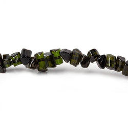 4-6mm Green Tourmaline Natural Tube Beads 16 inch 209 pieces (ONLINE ORDER ONLY)