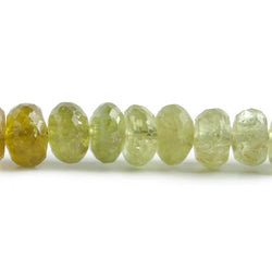 4-6mm Grossular Garnet Faceted Rondelle Beads 13.5 inch 94 pieces (ONLINE ORDER ONLY)