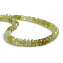 4-6mm Grossular Garnet Faceted Rondelle Beads 13.5 inch 94 pieces (ONLINE ORDER ONLY)