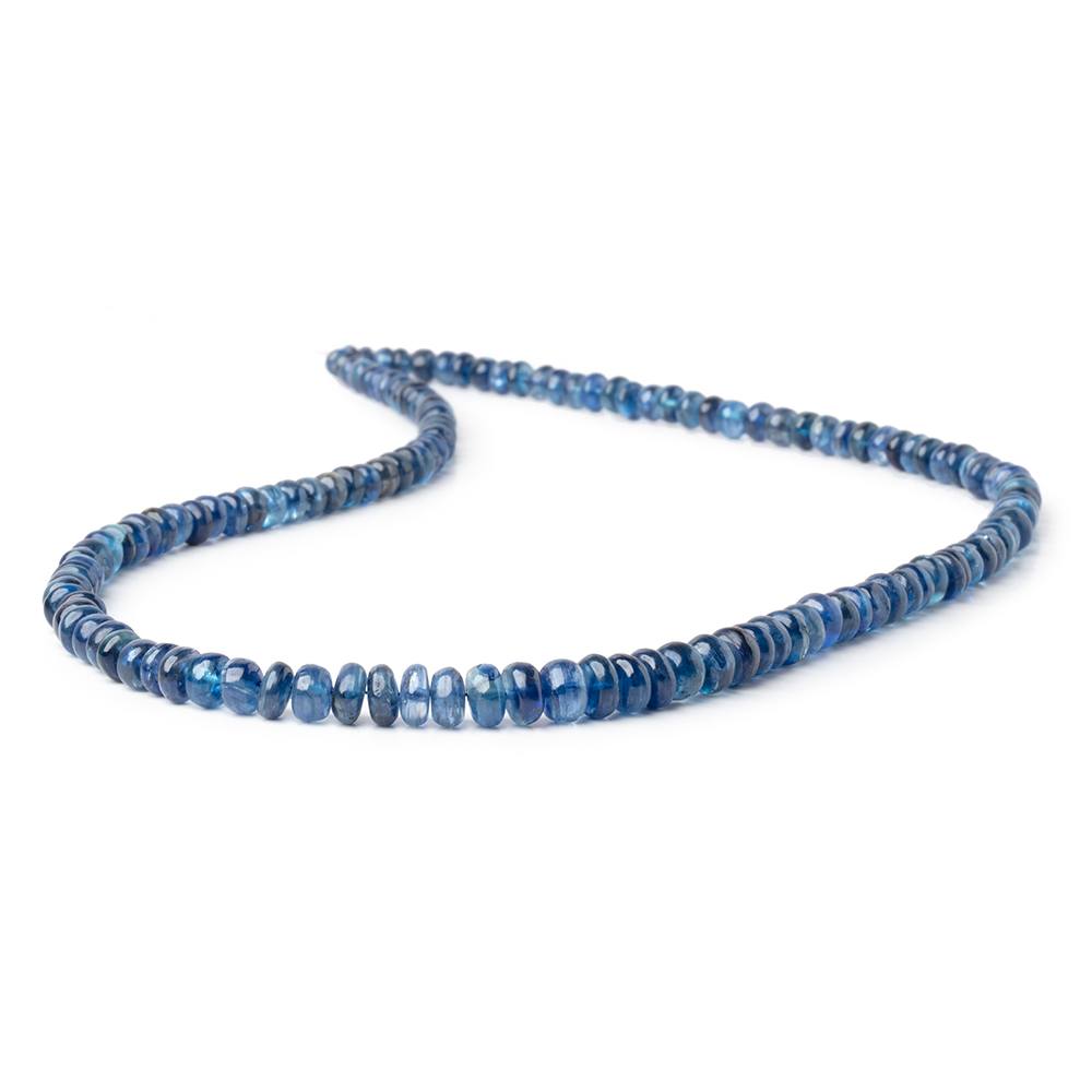4-6mm Kyanite Plain Rondelle Beads 16 inch 127 pieces AA (ONLINE ORDER ONLY)
