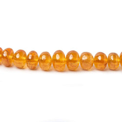 4-7mm Mandarin Garnet Plain Rondelle Beads 16 inch 95 pieces AAA (ONLINE ORDER ONLY)