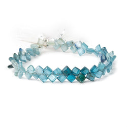 4-6mm Multi Color Kyanite Bevel Cut Square Beads 8 inch 66 pieces (ONLINE ORDER ONLY)