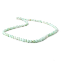 4-6mm Pale Chrysoprase Faceted Round Beads 18 inch 94 pieces (ONLINE ORDER ONLY)