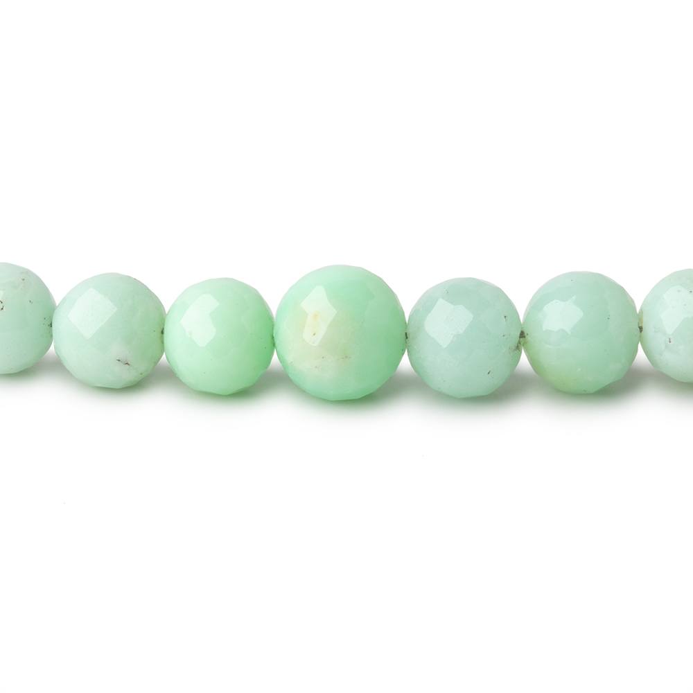 4-6mm Pale Chrysoprase Faceted Round Beads 18 inch 94 pieces (ONLINE ORDER ONLY)