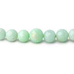 4-6mm Pale Chrysoprase Faceted Round Beads 18 inch 94 pieces (ONLINE ORDER ONLY)