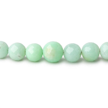 4-6mm Pale Chrysoprase Faceted Round Beads 18 inch 94 pieces (ONLINE ORDER ONLY)