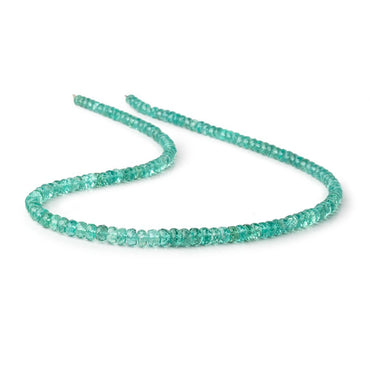 4-6mm Pool Blue Apatite Faceted Rondelle Beads 16 inch 139 pieces AA (ONLINE ORDER ONLY)