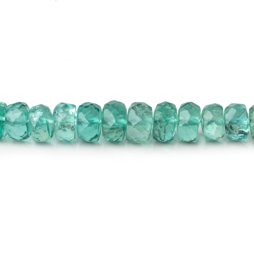 4-6mm Pool Blue Apatite Faceted Rondelle Beads 16 inch 139 pieces AA (ONLINE ORDER ONLY)