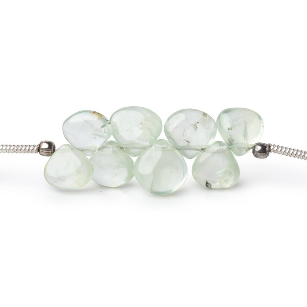 4-6mm Prehnite Plain Heart Beads 8 inch 48 pieces (ONLINE ORDER ONLY)