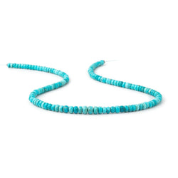 4-6mm Sleeping Beauty Turquoise Faceted Rondelle Beads 16 inch 140 pieces (ONLINE ORDER ONLY)