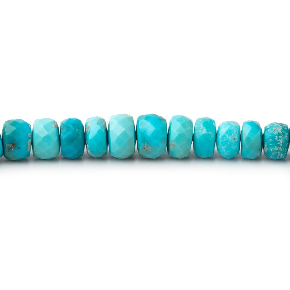 4-6mm Sleeping Beauty Turquoise Faceted Rondelle Beads 16 inch 140 pieces (ONLINE ORDER ONLY)