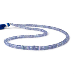 4-6mm Tanzanite Faceted Heshi Beads 16 inch 255 pieces AA (ONLINE ORDER ONLY)