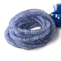4-6mm Tanzanite Faceted Heshi Beads 16 inch 255 pieces AA (ONLINE ORDER ONLY)