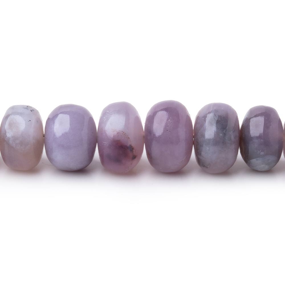 4-7.5mm Purple Chalcedony Plain Rondelles 18 inch 144 Beads (ONLINE ORDER ONLY)