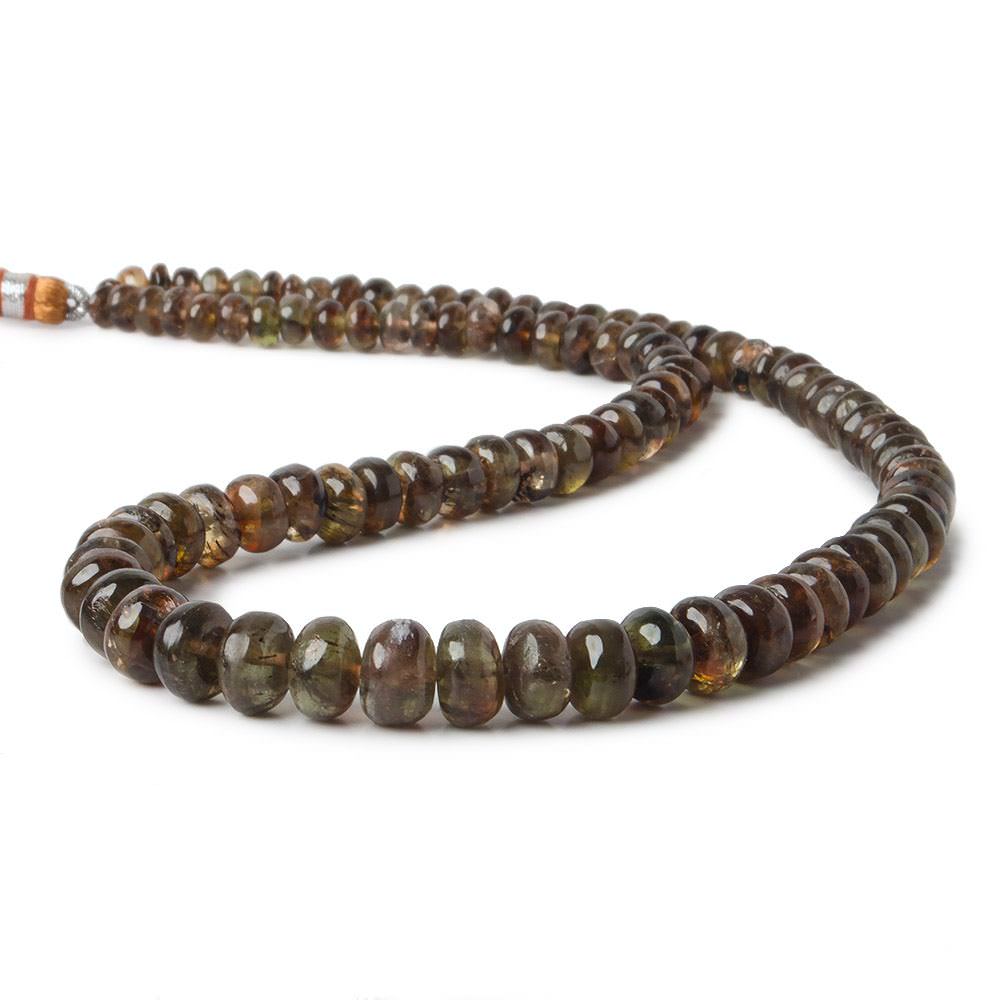 4-7mm Andulasite Plain Rondelle Beads 16 inch 93 pieces (ONLINE ORDER ONLY)