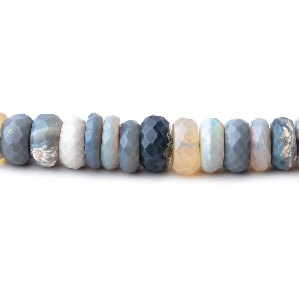 4-7mm Australian Opal Faceted Rondelle Beads 16 inch 150 pieces (ONLINE ORDER ONLY)