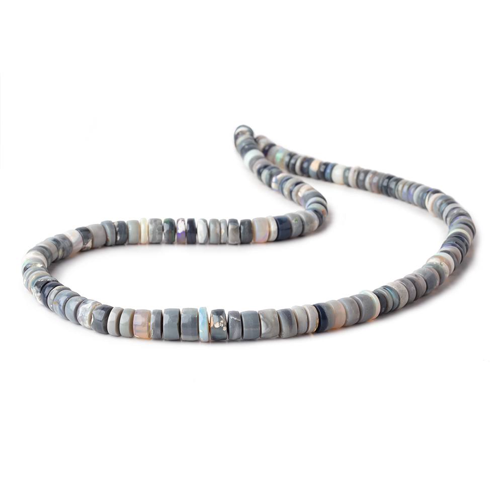 4-7mm Australian Opal Plain Heishi Beads 16 inch 147 pieces AA (ONLINE ORDER ONLY)
