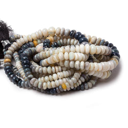 4 - 7mm Australian Opal Plain Rondelle Beads 18 inch 168 pieces (ONLINE ORDER ONLY)