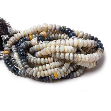 4 - 7mm Australian Opal Plain Rondelle Beads 18 inch 168 pieces (ONLINE ORDER ONLY)