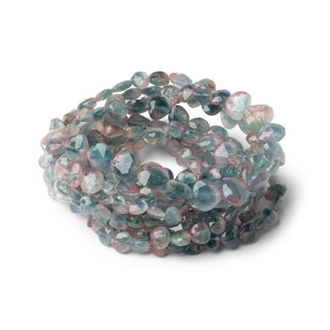 4-7mm Bi-Color Indicolite Tourmaline Faceted Heart 15.5 inch 75 Beads (ONLINE ORDER ONLY)