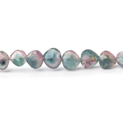4-7mm Bi-Color Indicolite Tourmaline Faceted Heart 15.5 inch 75 Beads (ONLINE ORDER ONLY)