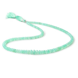 4-7mm Green Tanzanian Opal plain rondelles 18 inch 169 beads AA (ONLINE ORDER ONLY)