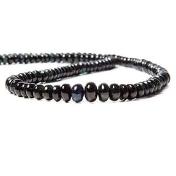 4-7mm Indicolite Tourmaline Plain Rondelle Beads 180 pcs (ONLINE ORDER ONLY)