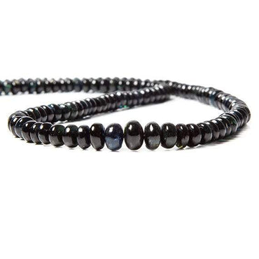 4-7mm Indicolite Tourmaline Plain Rondelle Beads 180 pcs (ONLINE ORDER ONLY)