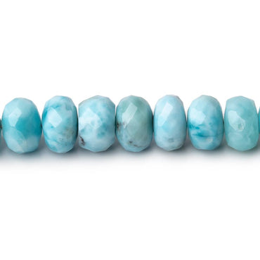 4-7mm Larimar Faceted Rondelle Beads 18 inch 138 pieces AA (ONLINE ORDER ONLY)