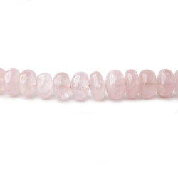 4-7mm Morganite plain rondelle beads 18 inch 138 pieces (ONLINE ORDER ONLY)