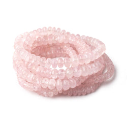 4-7mm Morganite Plain Rondelle Beads 18 inch 148 pieces (ONLINE ORDER ONLY)