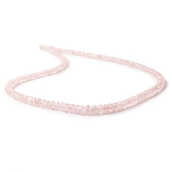 4-7mm Morganite Plain Rondelle Beads 18 inch 148 pieces (ONLINE ORDER ONLY)