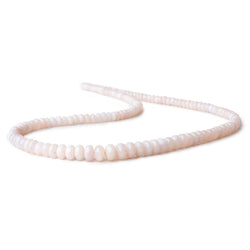 4-7mm Pink Peruvian Opal Plain Rondelle Beads 18 inch 152 pcs (ONLINE ORDER ONLY)