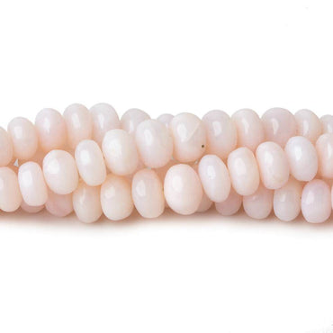 4-7mm Pink Peruvian Opal Plain Rondelle Beads 18 inch 152 pcs (ONLINE ORDER ONLY)