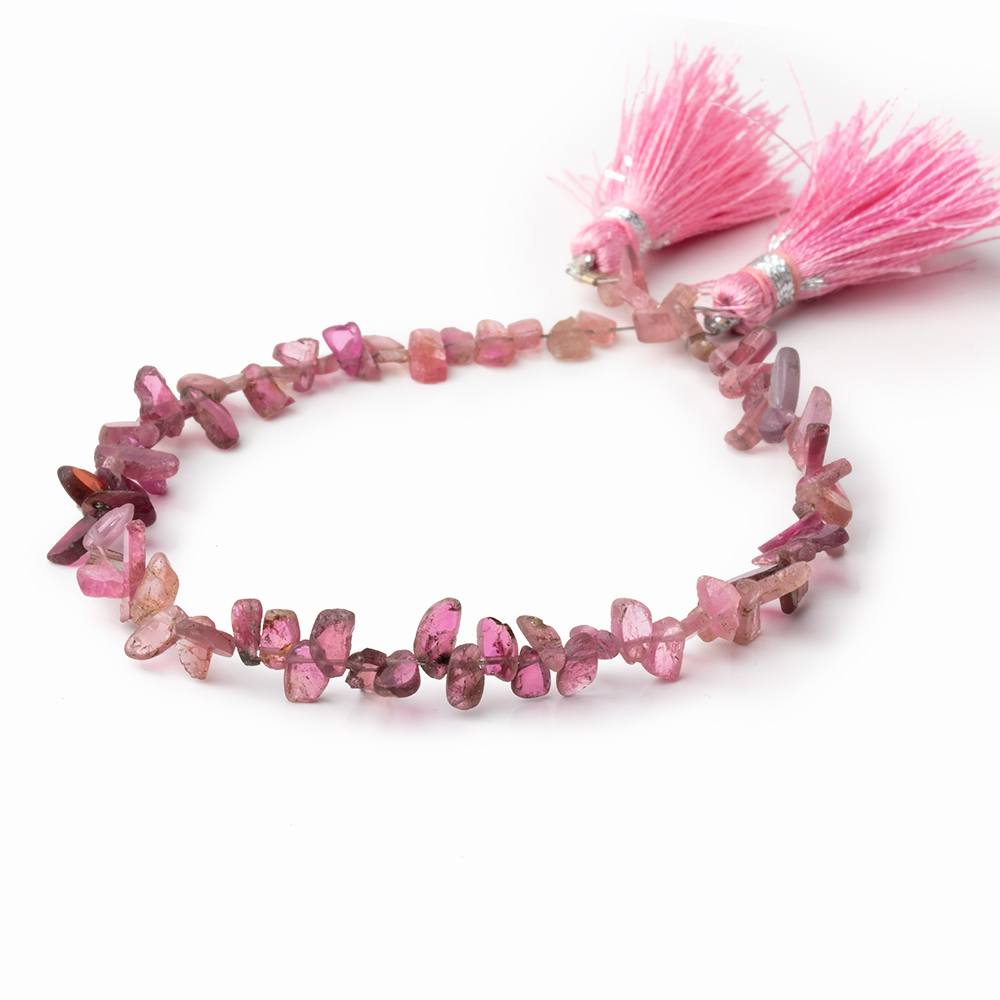 4-7mm Pink Tourmaline Slice Beads 7.75 inch 48 pieces (ONLINE ORDER ONLY)