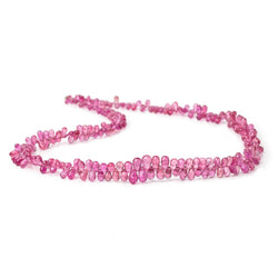 4-7mm Rubellite Tourmaline Faceted Tear Drop Beads 17.5 inch 288 pieces AAA (ONLINE ORDER ONLY)