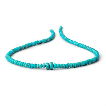 4-7mm Sleeping Beauty Turquoise Faceted Rondelle Beads 14.5 inch 160 pieces (ONLINE ORDER ONLY)