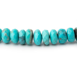 4-7mm Sleeping Beauty Turquoise Faceted Rondelle Beads 16 inch 240 pieces AA (ONLINE ORDER ONLY)